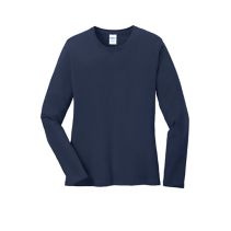 Ladies Ls Core Cotton Tee 092817  